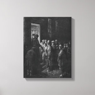 Ein Haus von Schutz Leinwanddruck