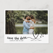 Ein Haushalt? Wählen Sie ein FOTO Save the Date Ho Postkarte (Vorderseite)