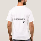Ein Haustier adoptieren T-Shirt (Rückseite)