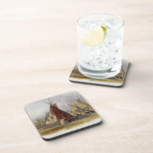 Ein Haut-Häuschen eines Assiniboin Leiters, Untersetzer (Rechte Seite)