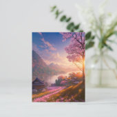 Ein Haven für Fischer Postkarte (Stehend Vorderseite)