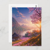 Ein Haven für Fischer Postkarte (Vorne/Hinten)