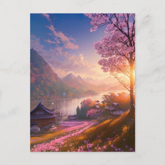 Ein Haven für Fischer Postkarte (Vorderseite)