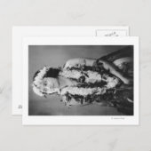 Ein hawaiianisches Hula-TänzerfotoHawaii Postkarte (Vorne/Hinten)