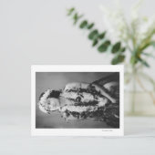 Ein hawaiianisches Hula-TänzerfotoHawaii Postkarte (Stehend Vorderseite)