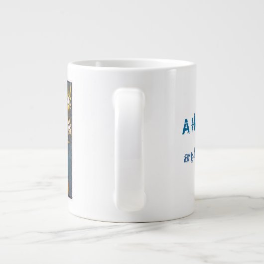 Ein Headful der Sterne Jumbo-Tasse (Rückseite)