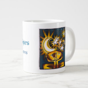 Ein Headful der Sterne Jumbo-Tasse