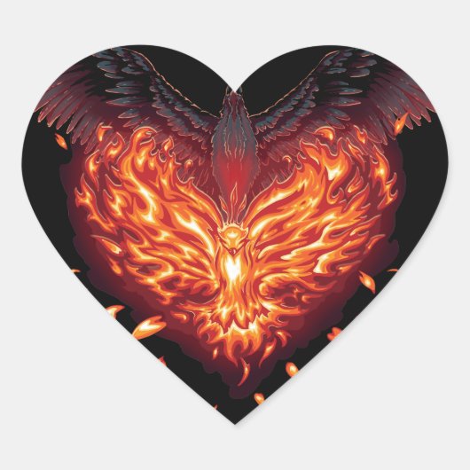 Ein Heart Reborn Herz-Aufkleber (Vorderseite)