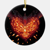 Ein Heart Reborn Keramik Ornament (Vorne)