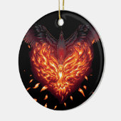 Ein Heart Reborn Keramik Ornament (Links)