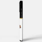 Ein heftiger Krieger steht mit einem majestätische Case-Mate iPhone Hülle (Rückseite / Links)