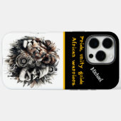 Ein heftiger Krieger verkörpert den Geist eines Lö Case-Mate iPhone Hülle (Rückseite (Horizontal))