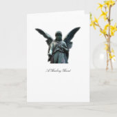 Ein heilender Handengel - Gruß-Karte Karte (Gelbe Blume)