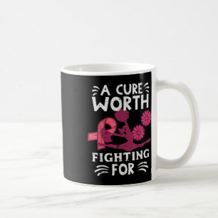 Ein Heilmittel, das es wert ist, für rosafarbenen  Kaffeetasse