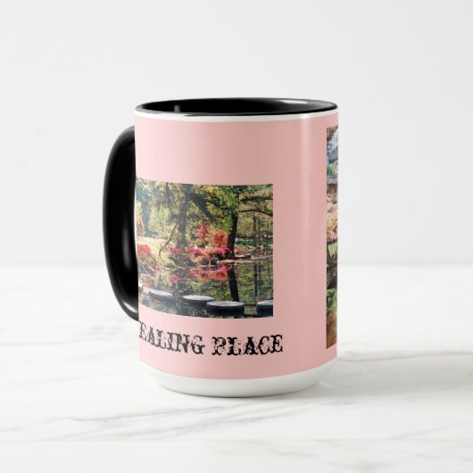 Ein Heilplatz Tasse (Vorderseite Links)