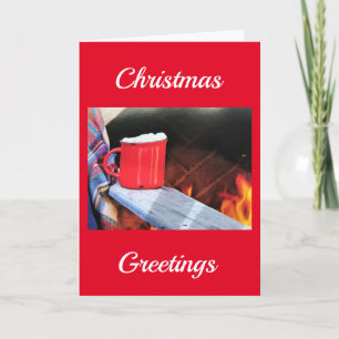 ***EIN HEISSE SCHOKOLADE WEIHNACHTSWUNSCH*** KARTE