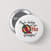 Ein heißer Großvater Button (Vorne & Hinten)