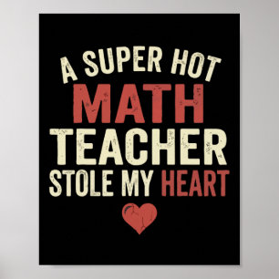 Ein heißer Mathelehrer hat mein Herz am Valentinst Poster