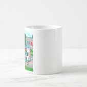Ein heißer Sommertag | Eine Illustration Kaffeetasse (Mittel)