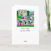 Ein heißer Sommertag | Eine Illustration Karte (Rückseite)