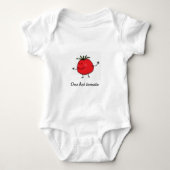Ein heißer Tomate-Baby-Bodysuit Baby Strampler (Vorderseite)