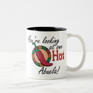 Ein heißes Abuela Zweifarbige Tasse