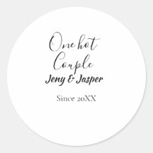 Ein heißes Paar fügt Namen seit 20XX Jahr Datum hi