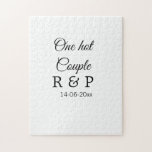 Ein heißes Zusatzpaar Name Anfangsbuchstabe Textda Puzzle<br><div class="desc">Für Liebhaber wie uns</div>