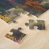 Ein Heißluftballon aus transparentem Krustentier Puzzle (Seite)