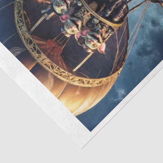 Ein Heißluftballon voller schelender Goblins - Seidenpapier (Ausschnitt)