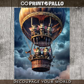 Ein Heißluftballon voller schelender Goblins - Seidenpapier