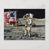 Ein Held aus Apollo 17 Postkarte (Vorderseite)