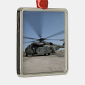 Ein Helikopter für den Drachenflieger MH-53E Silbernes Ornament (Rechts)