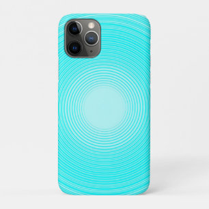 Ein hellblauer Kreis auf einem hellblauen Hintergr Case-Mate iPhone Hülle