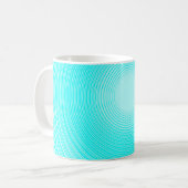 Ein hellblauer Kreis auf einem hellblauen Hintergr Kaffeetasse (Vorderseite Links)