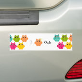 Ein heller Haufen Eulen Autoaufkleber (Auf Auto)