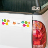 Ein heller Haufen Eulen Autoaufkleber (Auf Lkw)