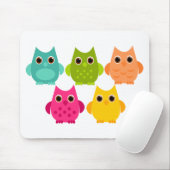 Ein heller Haufen Eulen Mousepad (Mit Mouse)