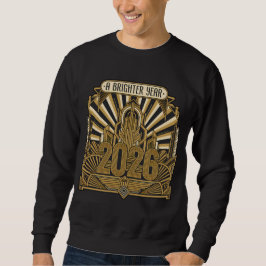 Ein heller Jahrgang 2026 Art Deco Stadtfeier (2) Sweatshirt
