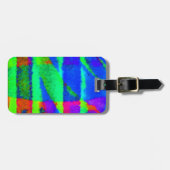 Ein helles und buntes abstraktes gepäckanhänger (Vorderseite horizontal)