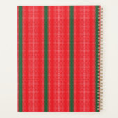 Ein hellroter Apfel sitzt auf einer schlichten, we Planer (Rückseite)