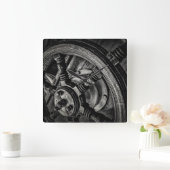Ein Helm der Boote Quadratische Wanduhr (Zuhause)