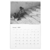 Ein herausragender Kalender - B&W Mexico City Foto (Jan 2027)