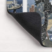 Ein Herbst-Mond über Fukagawa Mousepad (Ecke)