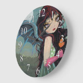 Ein Herbstleaf Gothic Fairy Vampire Uhr (Winkel)