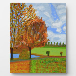 Ein Herbstspaziergang Fotoplatte