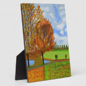 Ein Herbstspaziergang Fotoplatte (Seite)