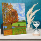 Ein Herbstspaziergang Fotoplatte (Seite)