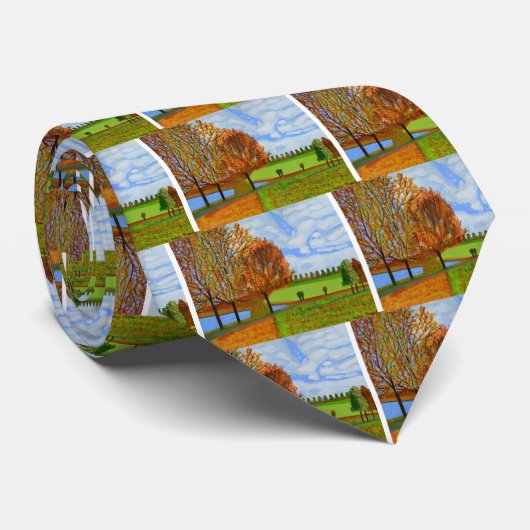 Ein Herbstspaziergang Krawatte (Gerollt)