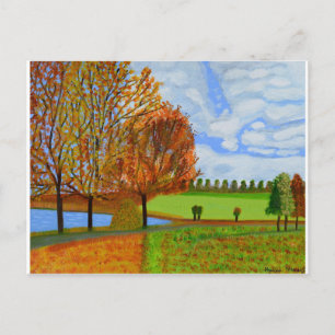 Ein Herbstspaziergang Postkarte